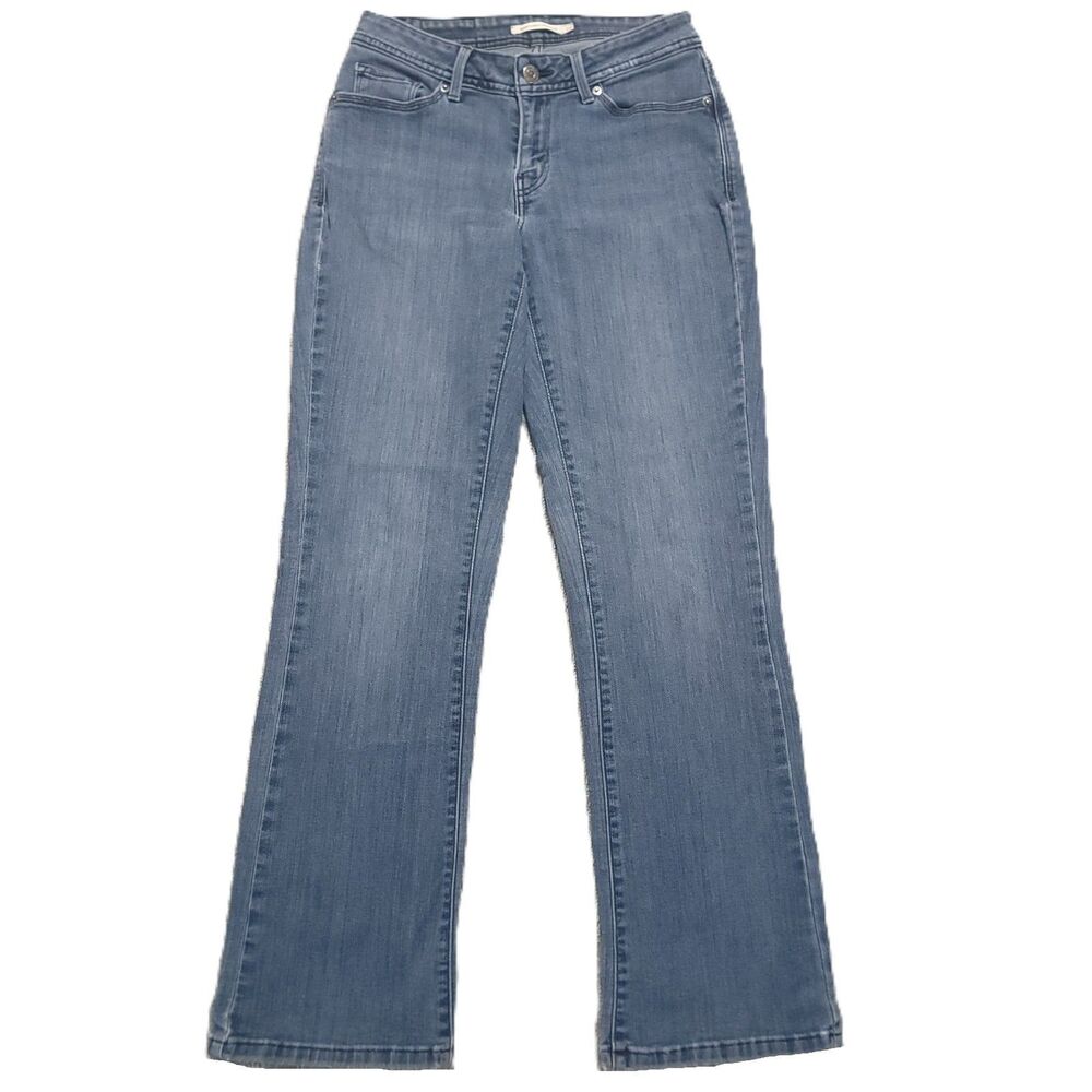 Levis 529 Curvy Bootcut Jeans Womens 28 Stretch Blue Denim Pants